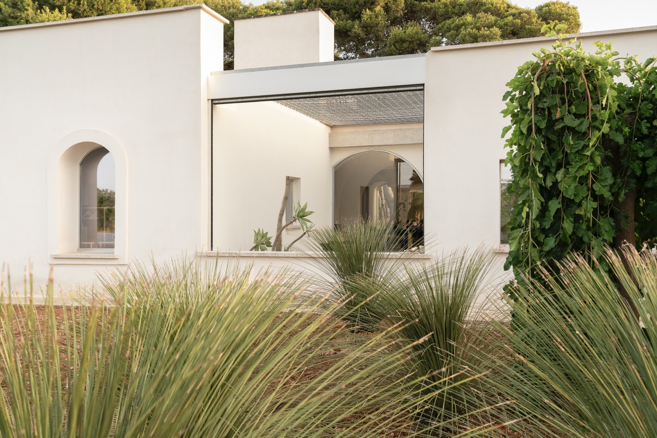 Garden view from the villa